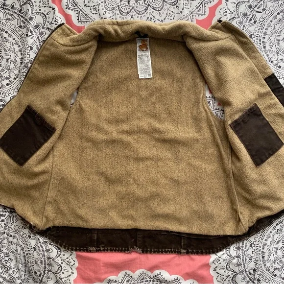 Dark Brown Carhartt Duck Vest